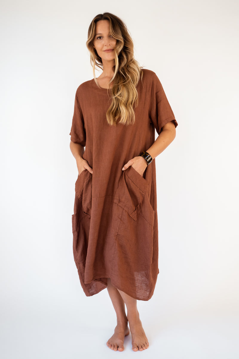 the KONA Linen dress – Pure Thread Line