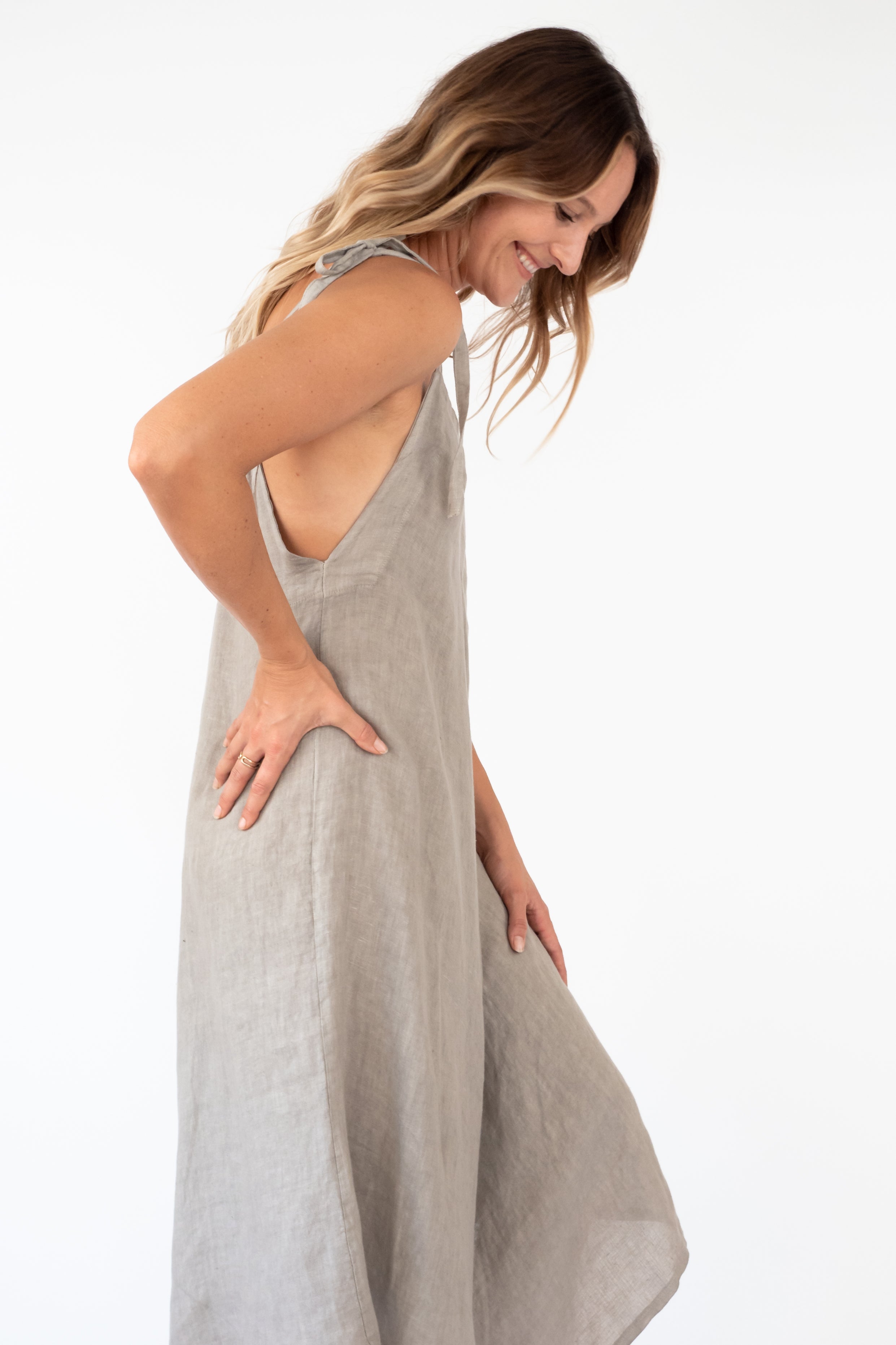 the KEI'A linen Jumpsuit – Pure Thread Line