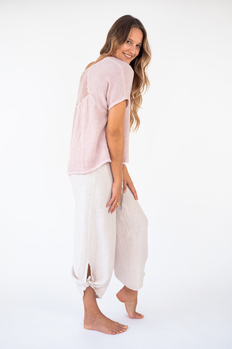 the LIKE linen/cotton Top