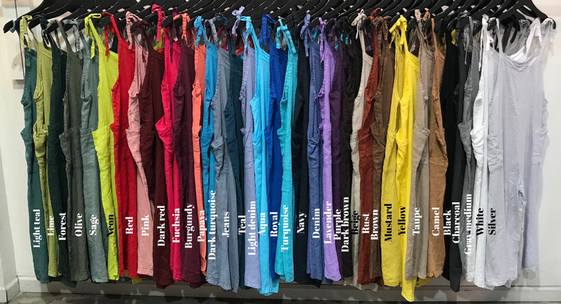 The Mahi'Ai Linen Jumpsuit all colors