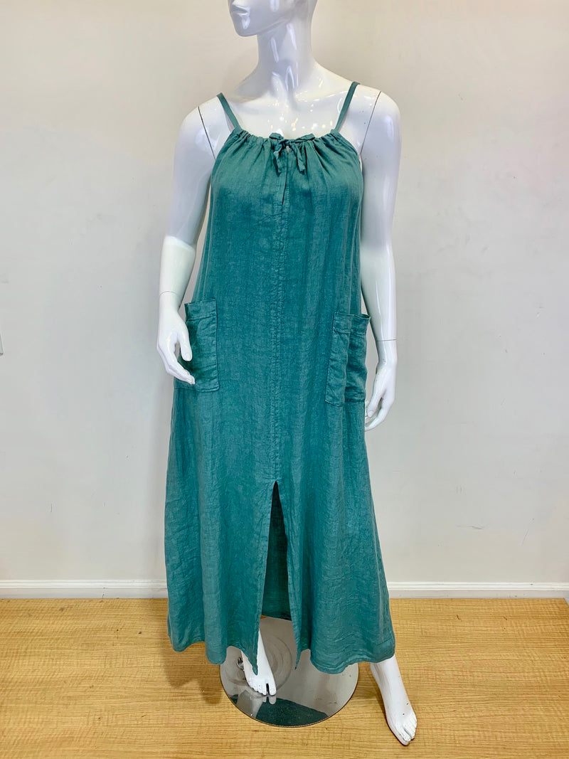 The HALIIMAILE Linen maxi dress